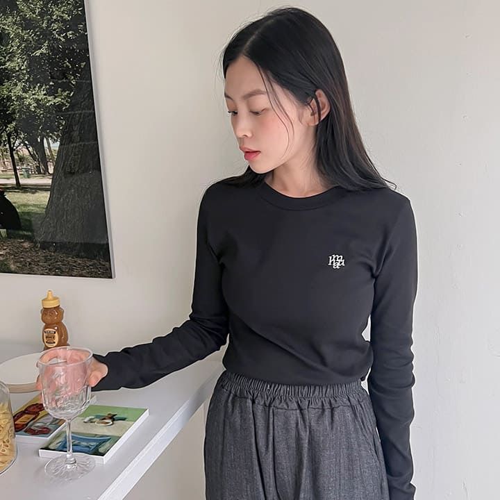 STITCH LOGO SOFT LONG SLEEVE