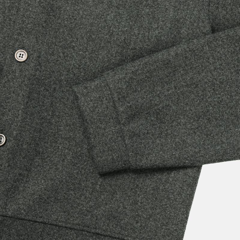 League wool crop cardigan jacket
