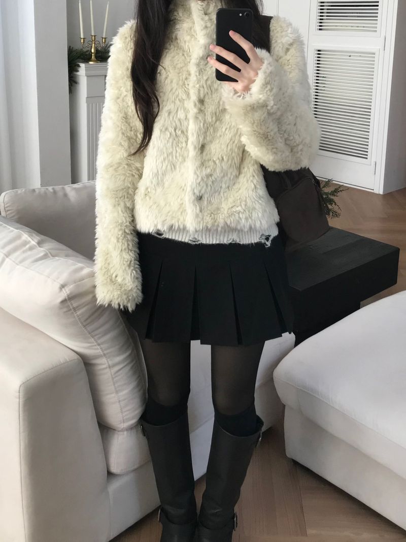 Ritz fur jacket (one color)