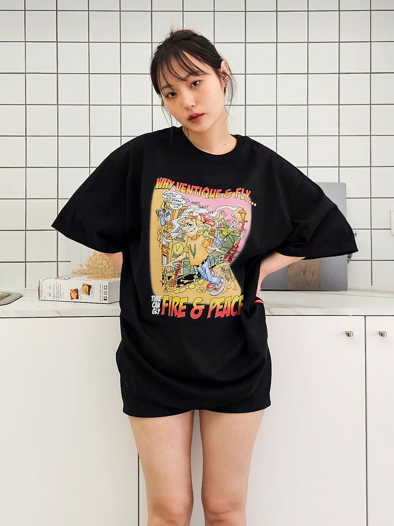 VENTIQUE Firepiece T-shirt 2color