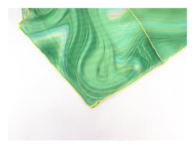 allbubble Green sfumato vest