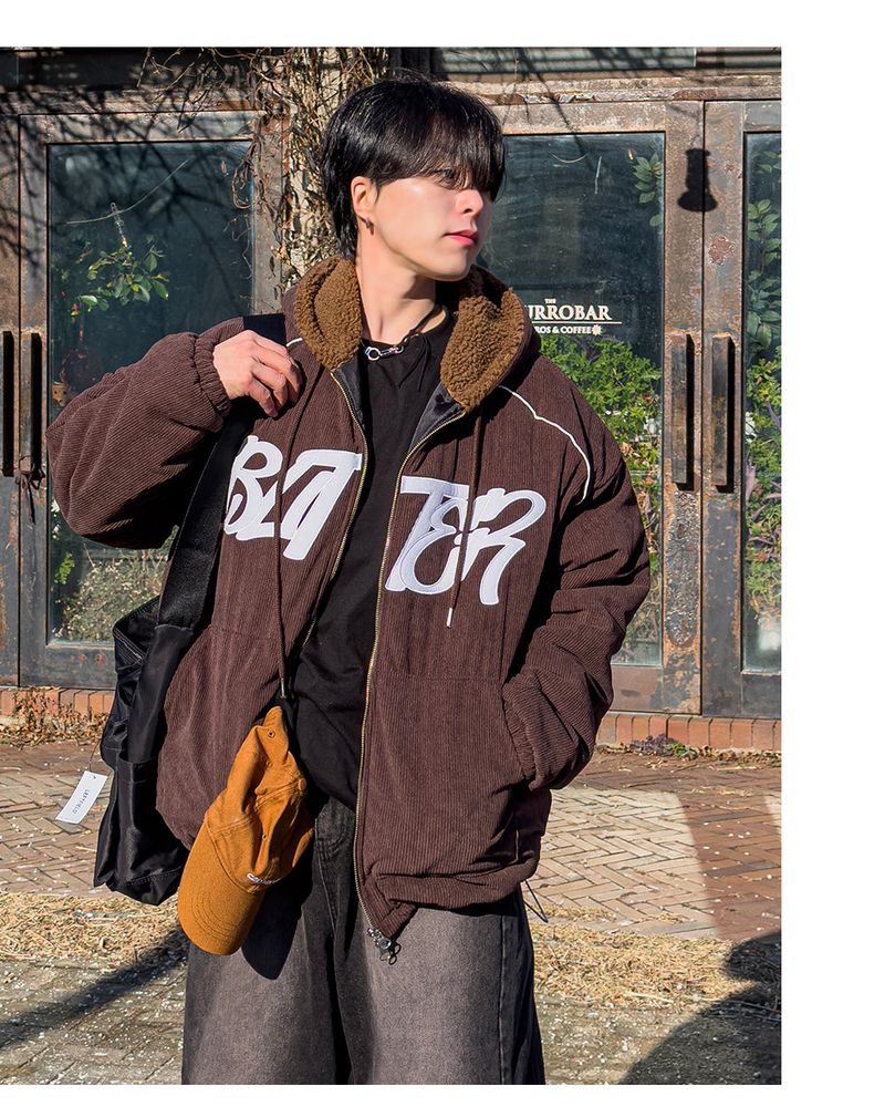 Izek Corduroy Padded Jacket 2C