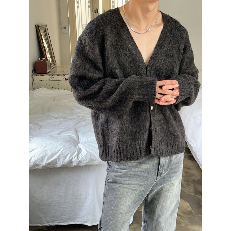LAURANT（ロラン）の「 [F/W] モヘアVネックカーディガン(2color)（トップス）」