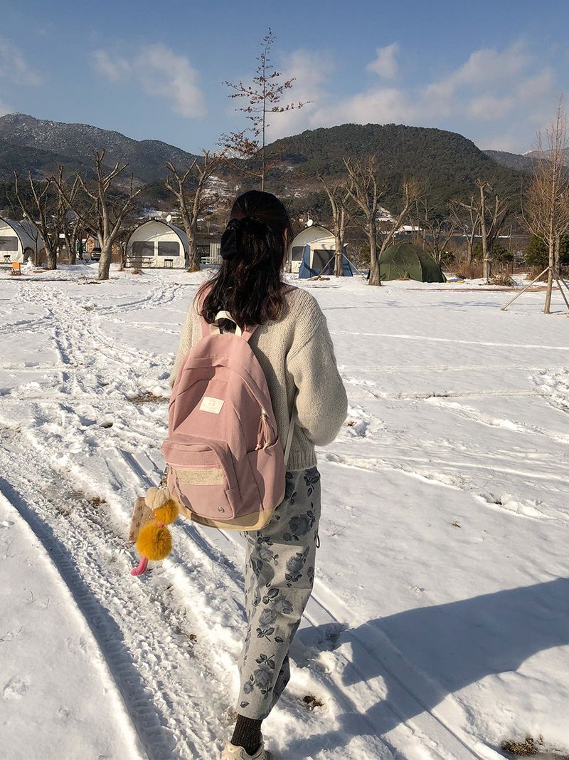 Bon voyage backpack_mauve pink