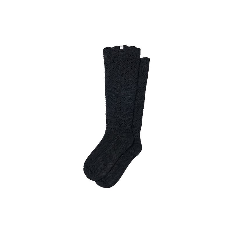 Lacy Knit Knee Socks_3 color