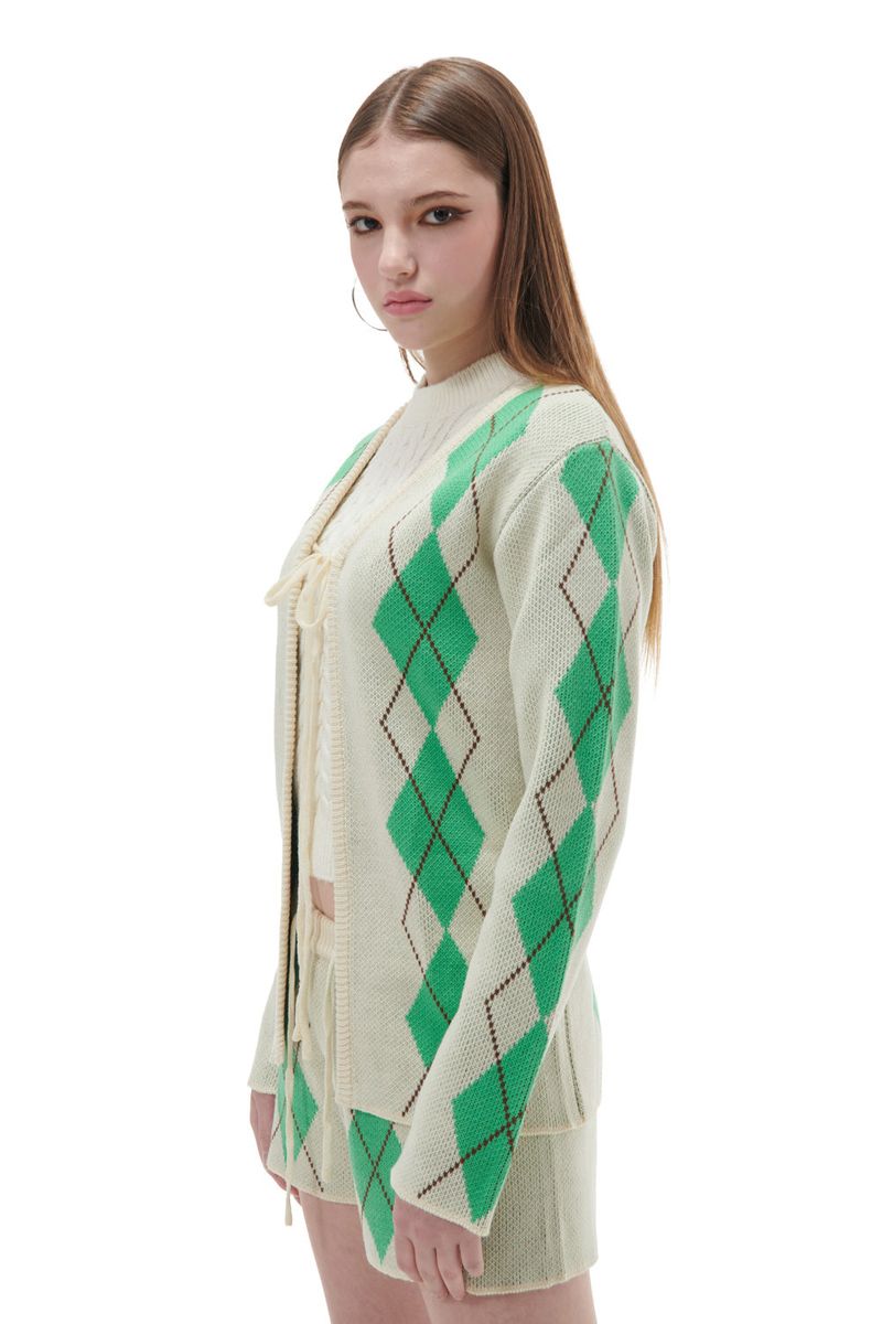 ARGYLE CARDIGAN