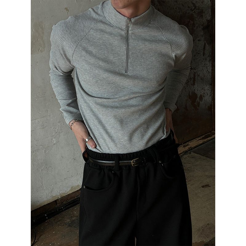 [S/S] Raglan golgi muscle half zip up(2color)