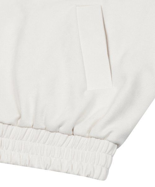 87-STAN009 [Vegan Suede] Standard Blouson Suede Jacket IVORY