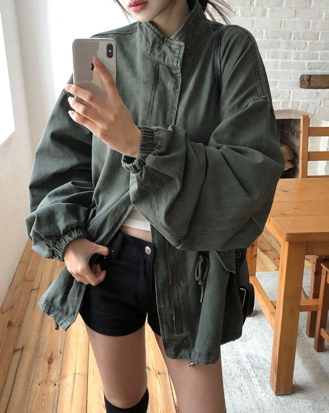 Mobe Washed Short Field Jacket