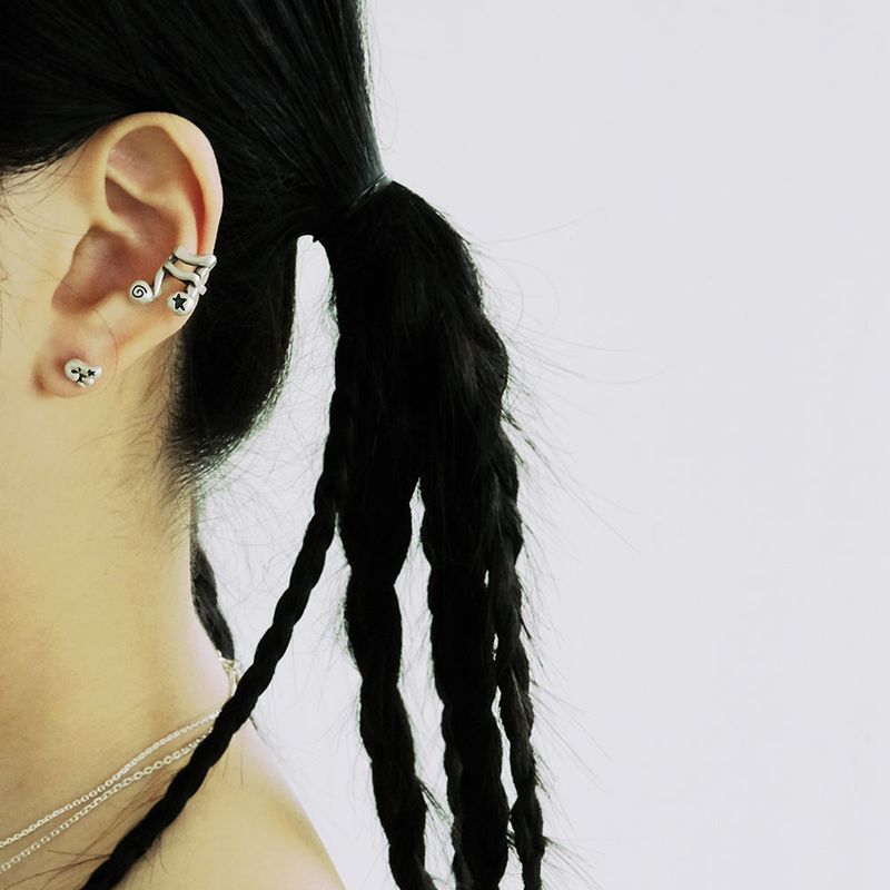 Cosmic Duet earcuff