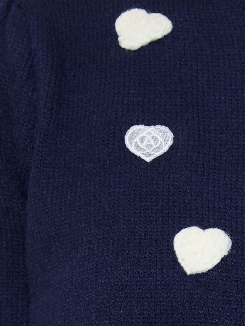 TWO-WAY A EMBROIDERED CARDIGAN - IVORY