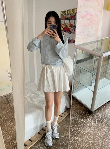 See-through Daily Rib Socks (8color)