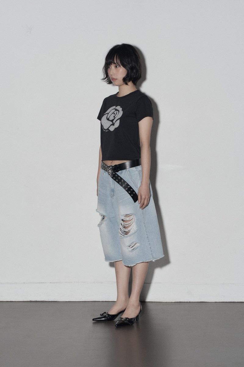 dot rose t (black)