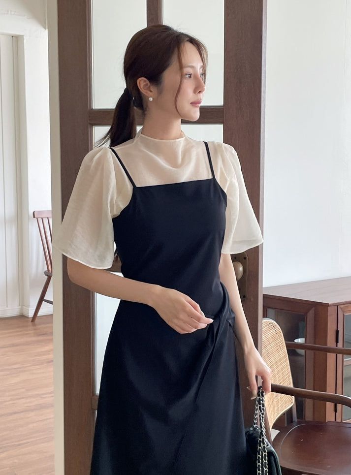 Shua Twist Wrap Bustier Long One Piece