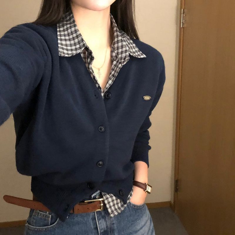 [bellide made] Merlin, Pendant V-neck Cardigan