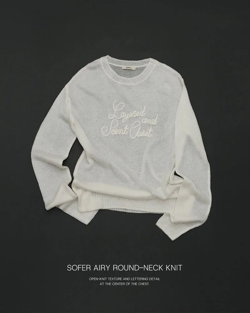 [ORIGINAL] Sofer Airy Round-Neck Knit