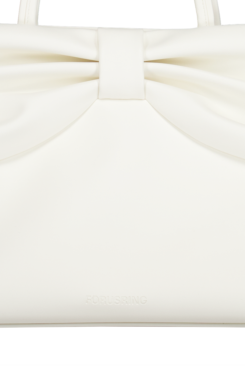 リボンドットバッグ [WHITE]