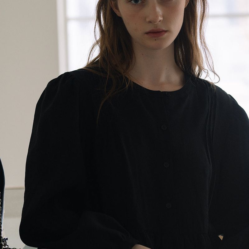 Pure Midi Dress - Black