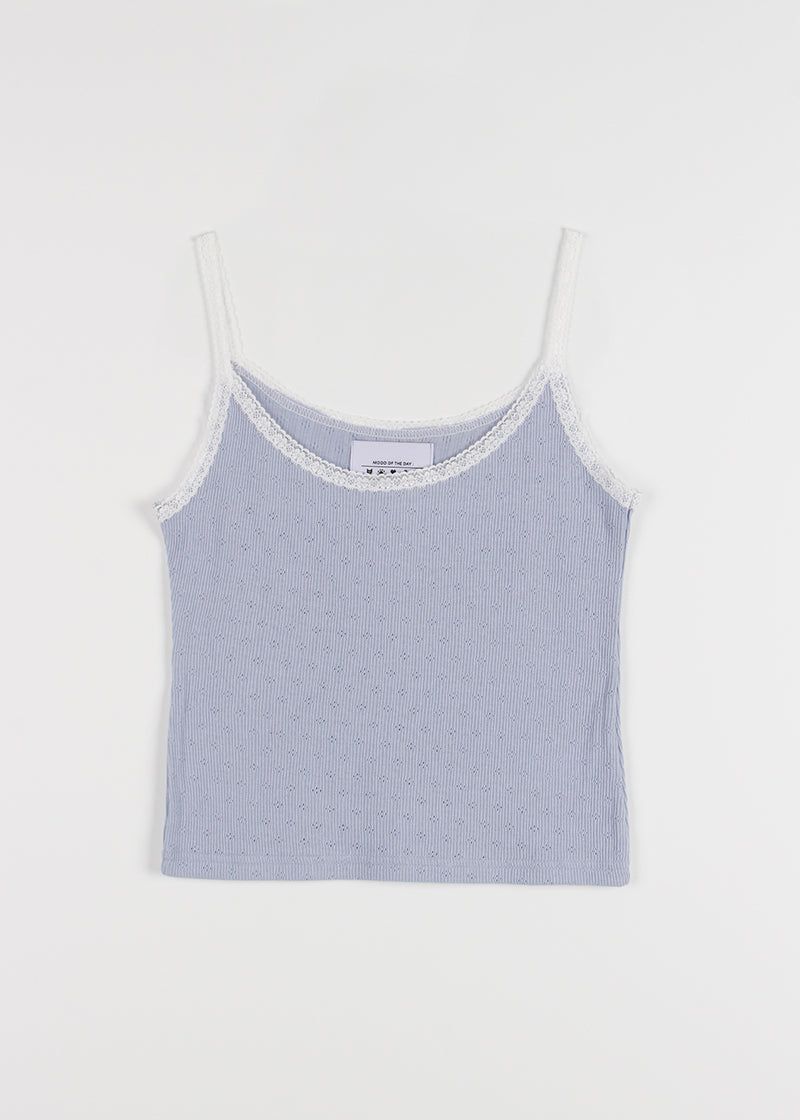 POINTEL LACE SLEEVELESS