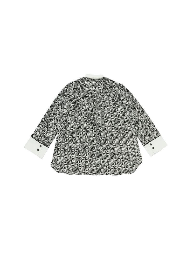 pattern pocket shirt
