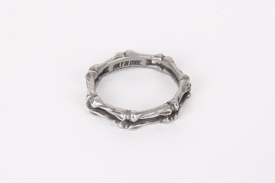 No.8866 HOLY IN CODE made bone thumb RING