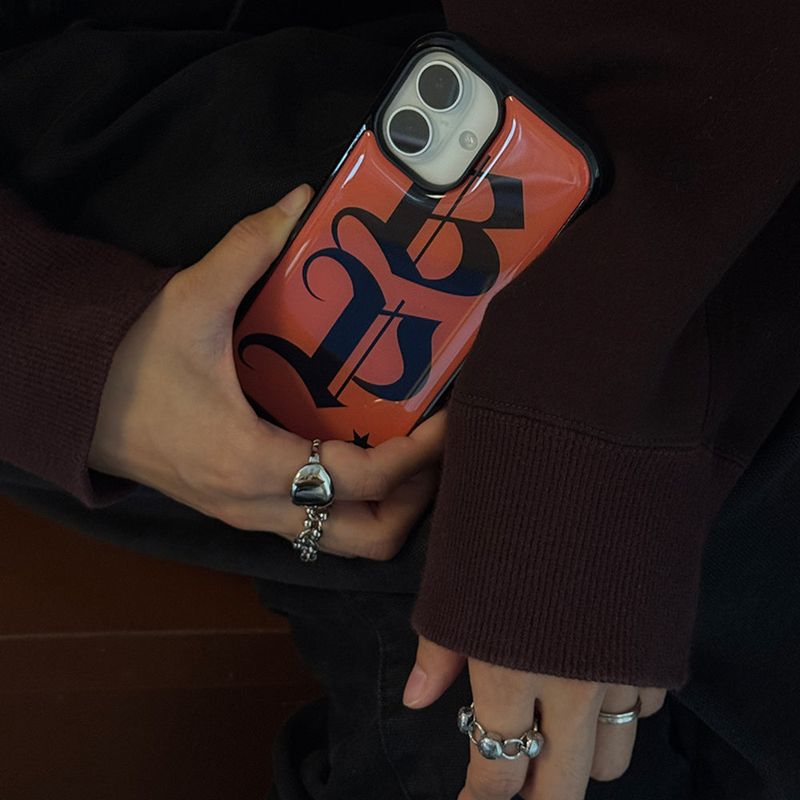 BP lettering epoxy case (orange)