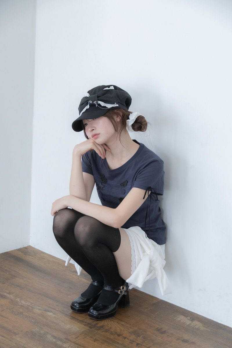 big ribbon pants(WHITE)