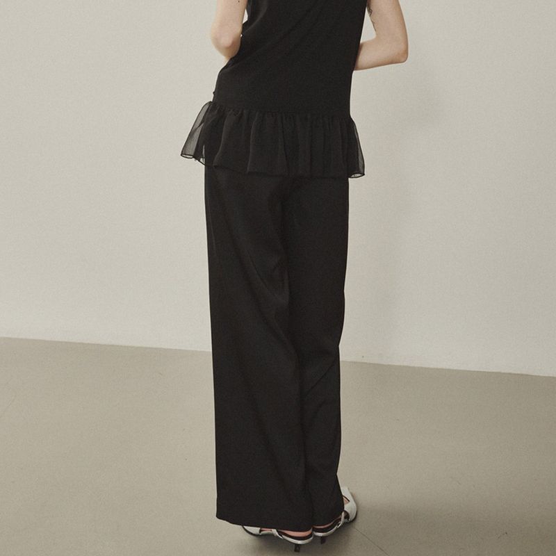 Melly&Rose(メリーアンドローズ)の「Melrose Satin Basic Pants(Pants)」