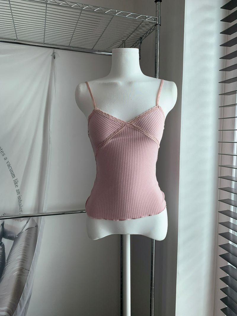More lace sleeveless (5 colors)