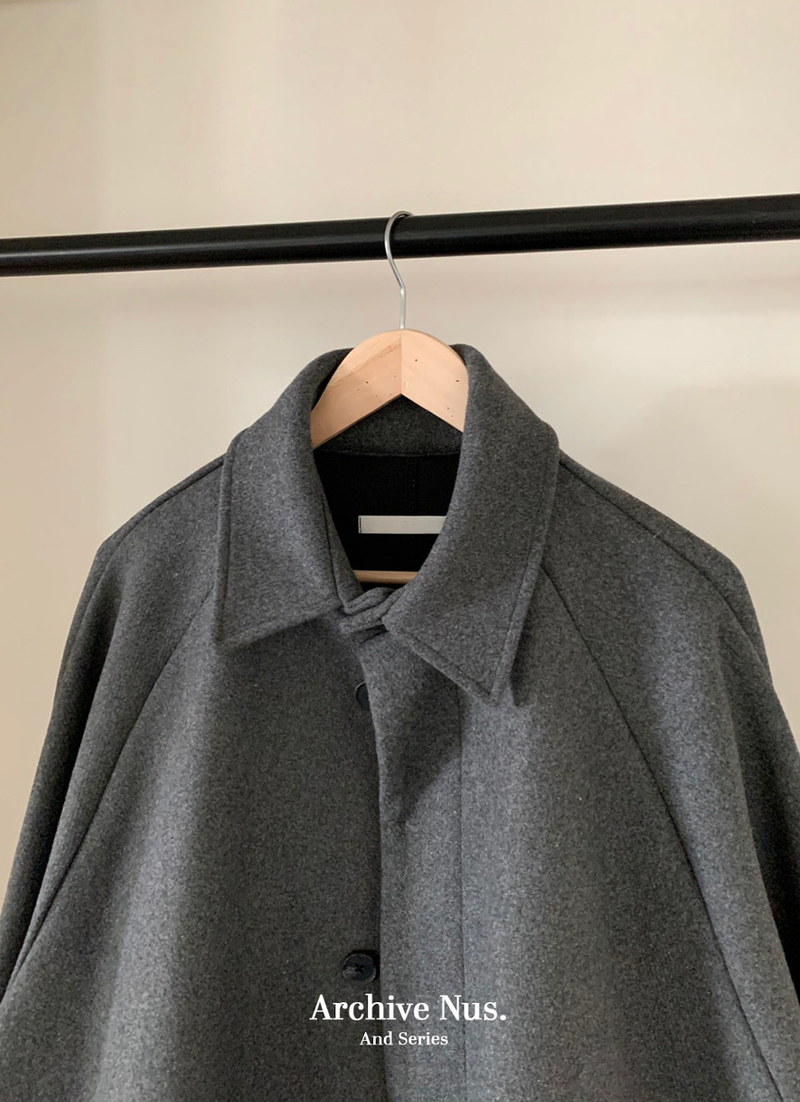 Nus. Wool Grey Coat(2color)