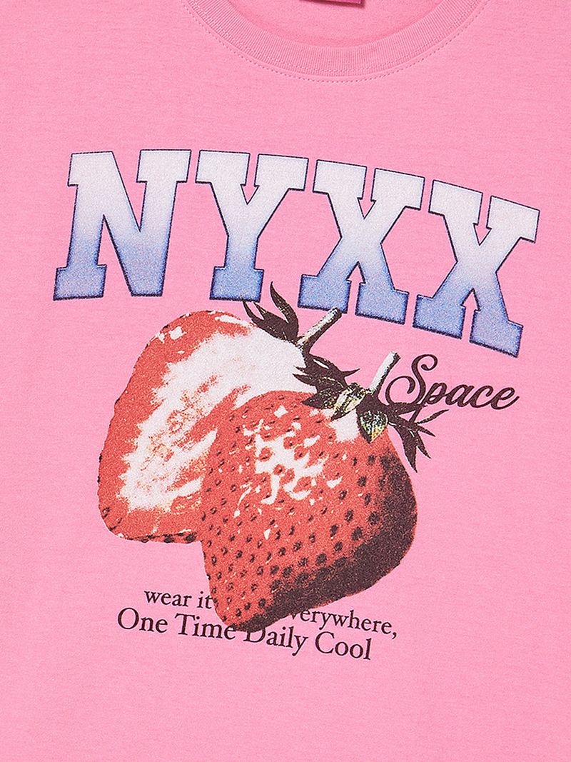 STRAWBERRY SPACE TEE (PINK)