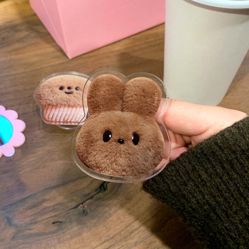 BBIBIT(ピビット)の「Bunny DungDung Acrylic Tok BROWN(Smartphone Accessories)」