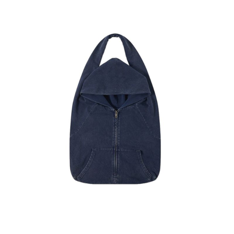 Unique Hood Zip Shoulder Bag