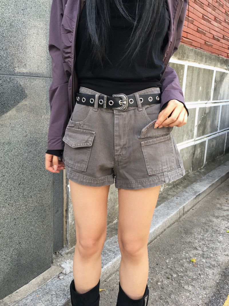 RITCORE（リットコア）の「タート ウォッシュド カーゴ ポケット ショート パンツ (4c)（パンツ）」