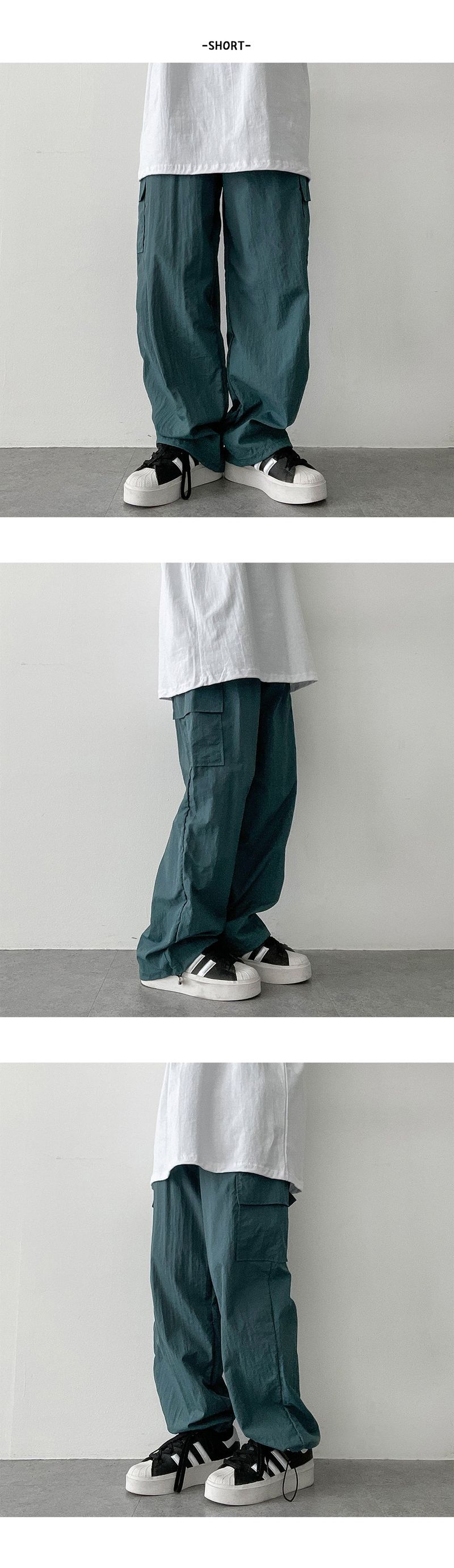 Watch Hem String Cargo Banded Waist Pants