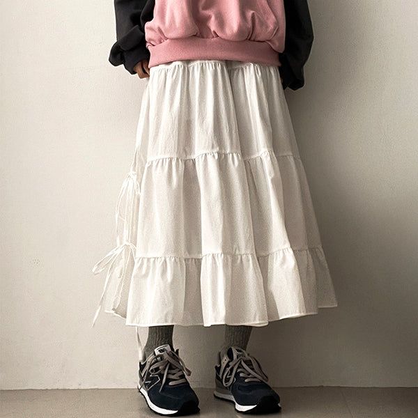 hijjoo（ハイチュー）の「U-erse Strap Kang Long Skirt（Skirts）」