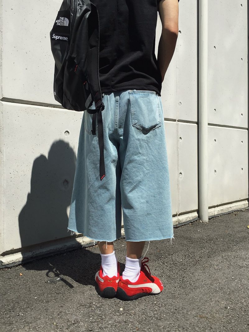 Foil Carpenter Bermuda Denim Pants 2C