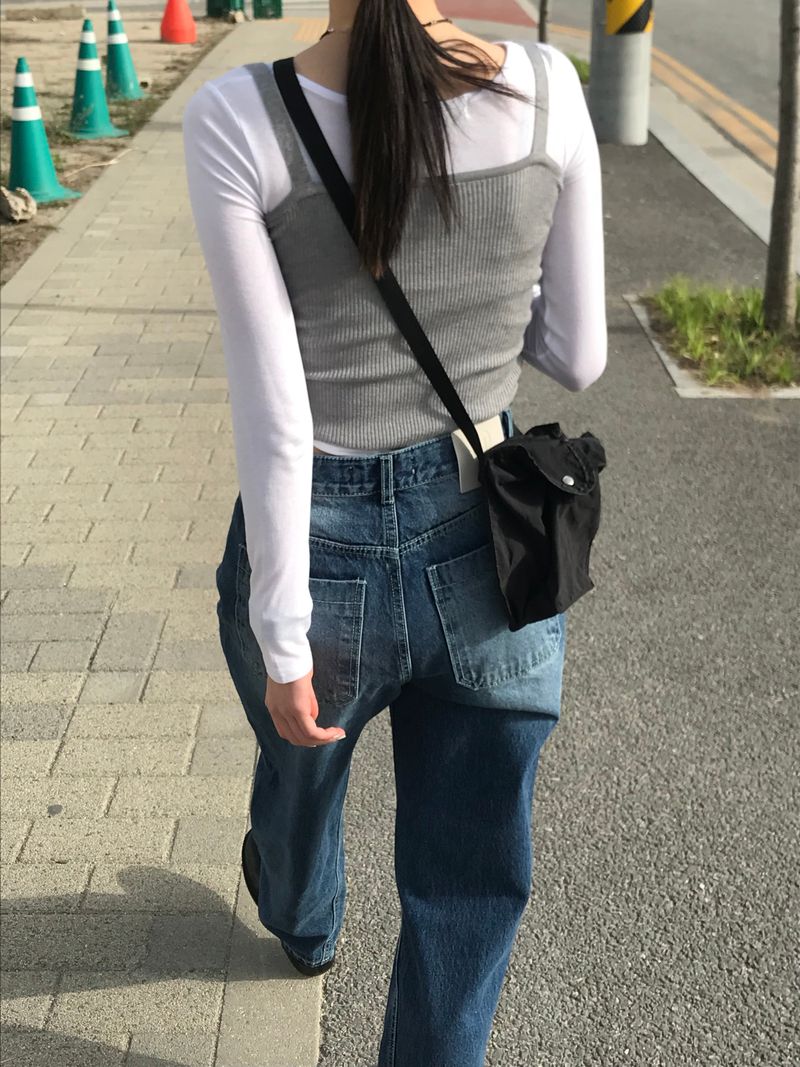 Slim layered shirring t