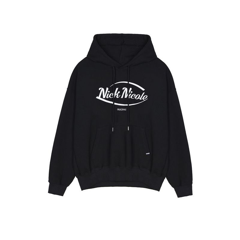 NICK&NICOLE(ニック&ニコール)の「NICOLE ORIGINALS HOODY_BLACK WHITE(Tops)」