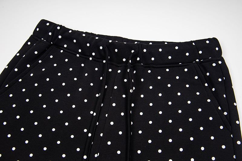 Leto Polka Print Pants