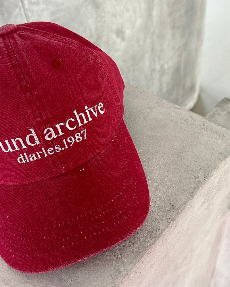 Vintage Pigment Red Ball Cap