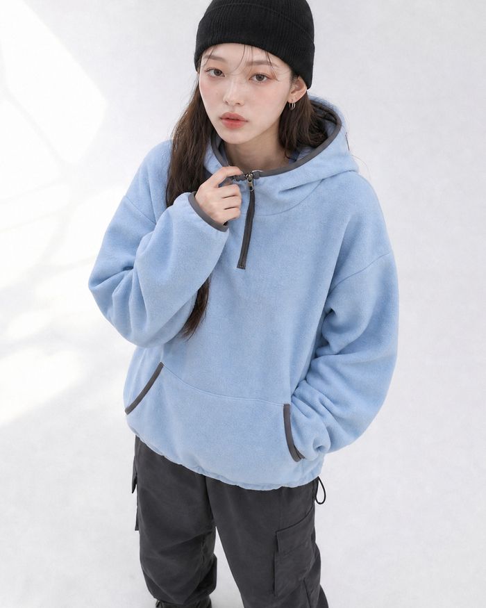 (UNISEX) アルプス 2 ジップ フリース フーディー