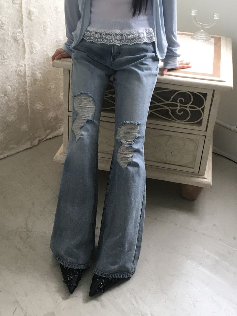Marten Distressed Bootcut Pants
