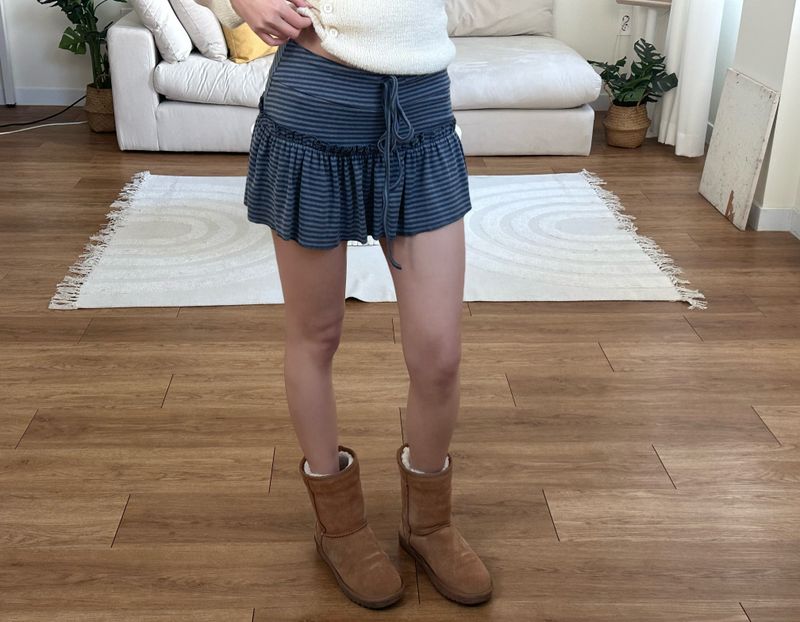 joy shirring skirt