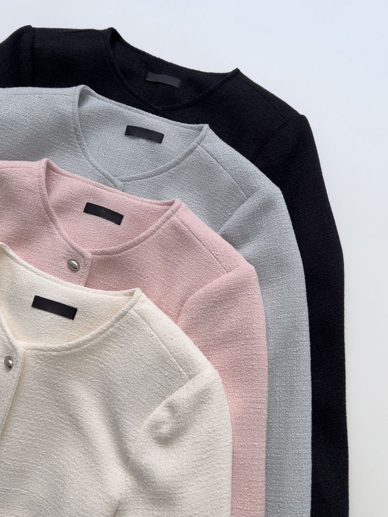 [Long Sleeve Version] Bebe Tweed Short Jacket