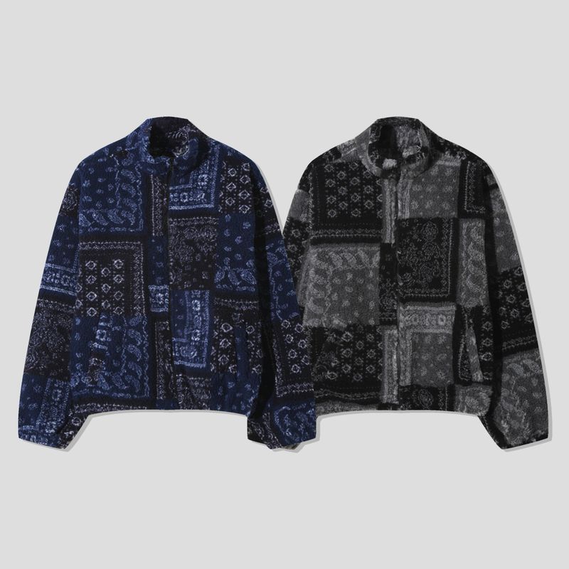 Bandana sherpa zipup