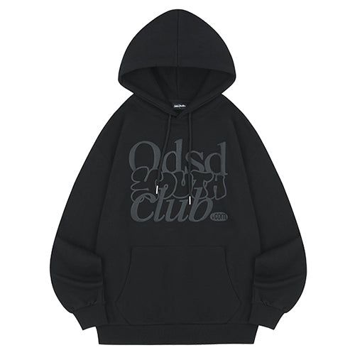 ODSD Embossing Logo Oversized Fit Hoodie