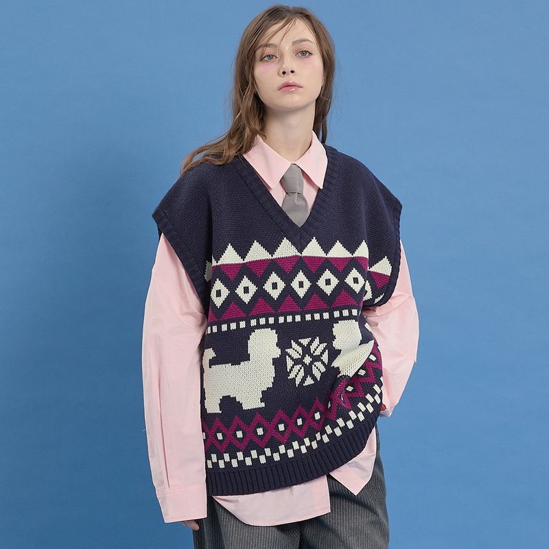 Puppy Cowichan Vest