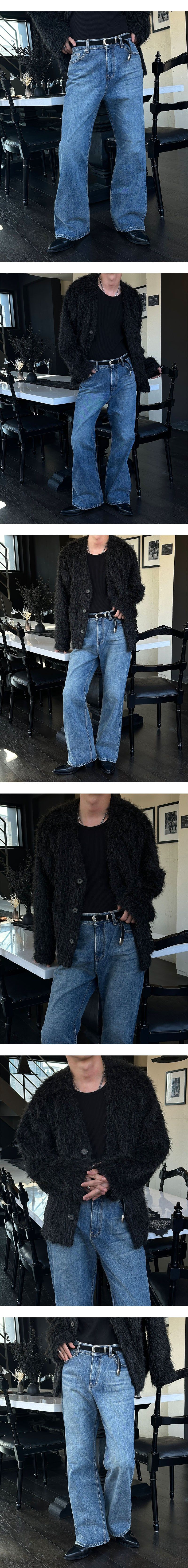 [Unisex] Daily flare denim pants