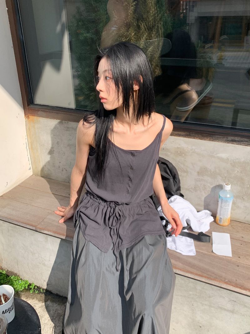  FRILL SLEEVELESS MINI ONEPIECE